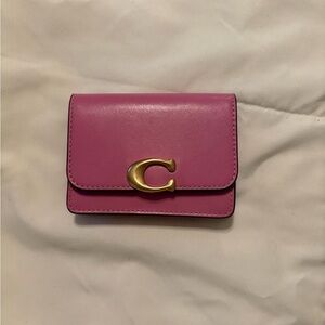 Coach Bandit Card Case in Pink